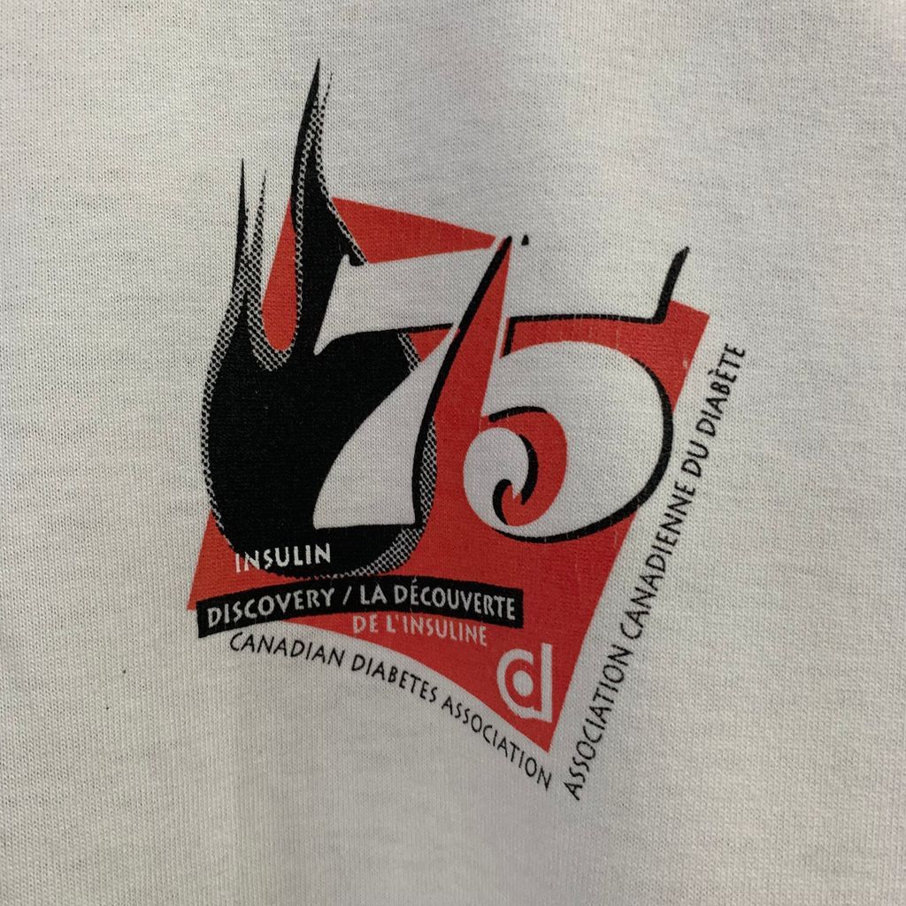 90’s INSULIN DISCOVERY 75th CANADIAN DIABETES ASSOCIATION インスリン 記念 発見 周年 メモリアル T Shirt シャツ No.I936