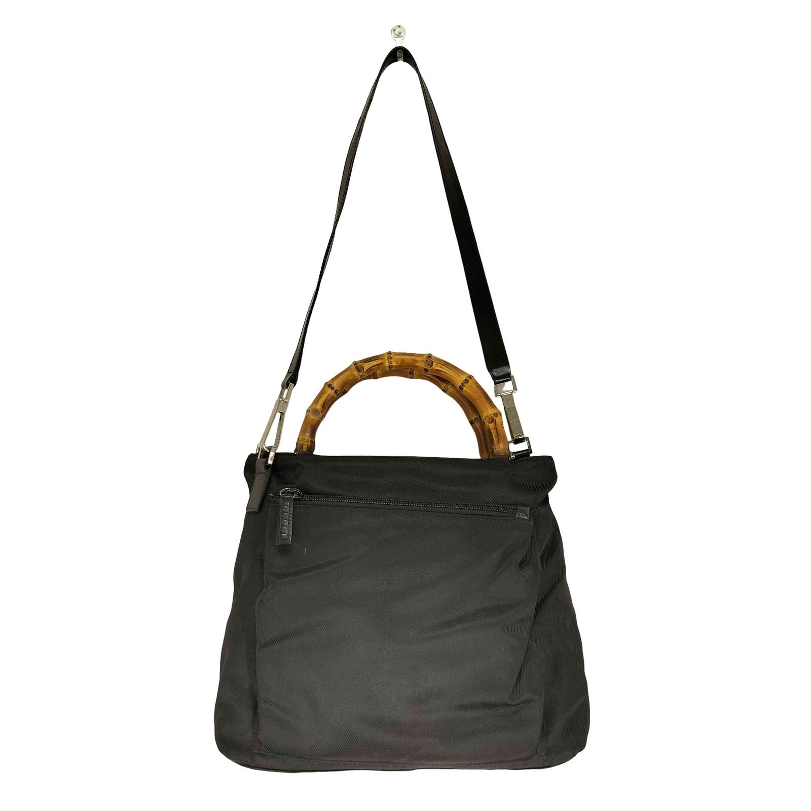 グッチ GUCCI 2WAY バンブー ナイロン ショルダーバッグ ハンドバッグ nylon shoulderbag handbag レディース 表記無