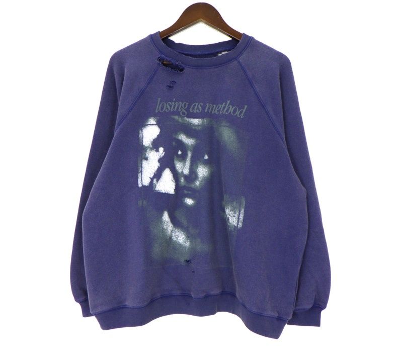 バスケットケースギャラリー Basketcase Gallery 【 SIREN CREW NECK 】 ダメージ 加工 スウェット クルーネック トレーナー　51116