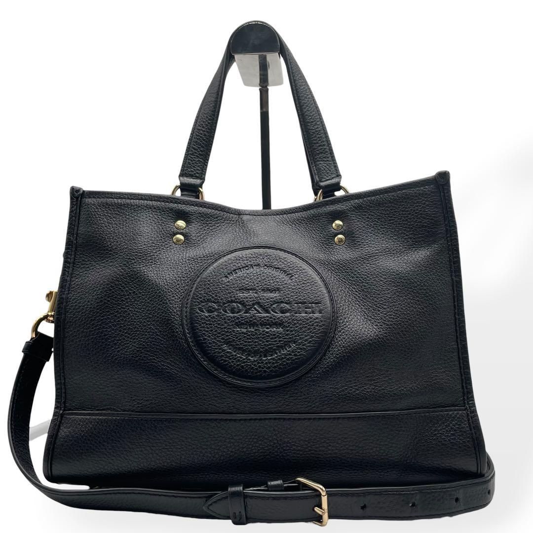 美品 コーチ デンプシー 2way ショルダーバッグ トートバッグ 斜め掛け 