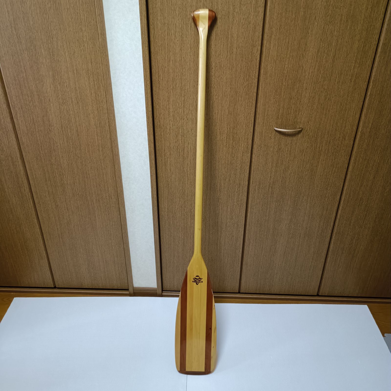 VOYAGEUR　ボイジャー カヌー パドル 145cm シングルブレード ウッド 木製
