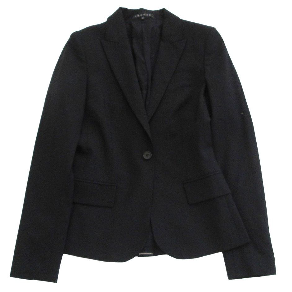セオリー☆GABE N CONT WOOL　パンツスーツ　セットアップ　黒　00 theory セオリー スーツ GABE ジャケット PRESTON パンツ セットアップ