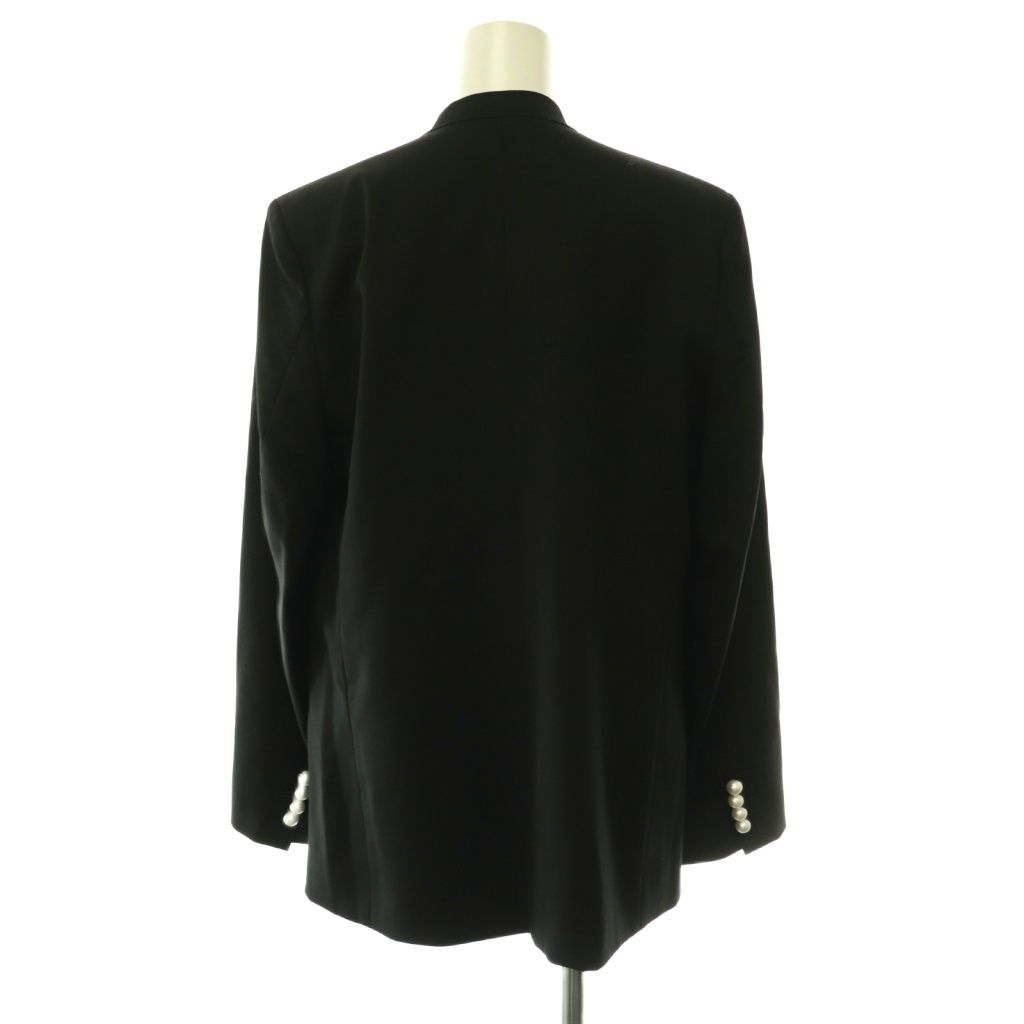 チノ CINOH NO COLLAR JACKET ジャケット ノーカラー ウール フェイク