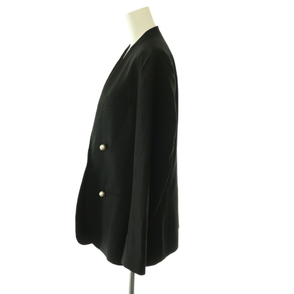 チノ CINOH NO COLLAR JACKET ジャケット ノーカラー ウール フェイク