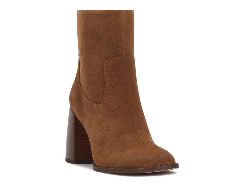 ヴィンスカムート レディース シューズ ブーツ・レインブーツ Vince Camuto Dayana Bootie Burnt Sugar Suede