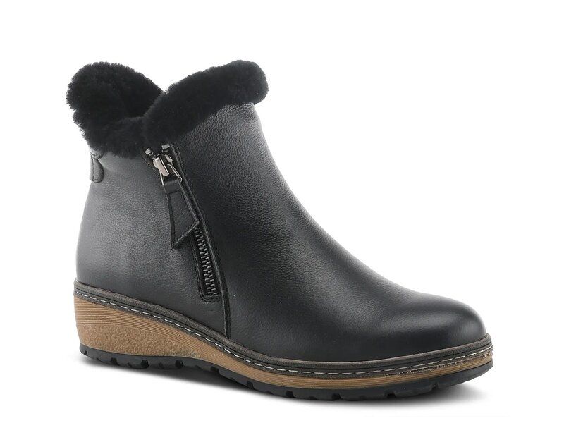 スプリングステップ レディース シューズ ブーツ・レインブーツ Spring Step Republic Wedge Bootie Black ブラック