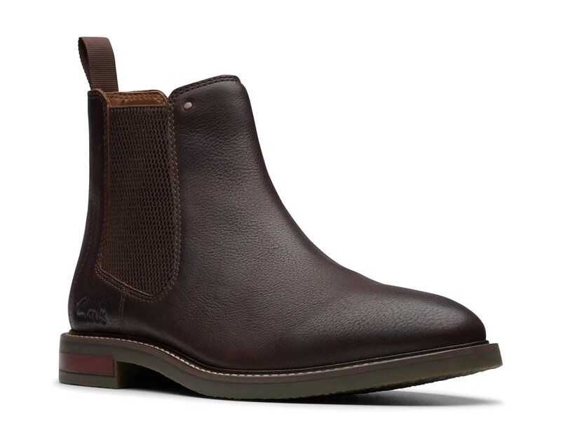 クラークス メンズ シューズ ブーツ・レインブーツ チェルシーブーツ チェルシー Clarks Jaxen Easy Chelsea Boot Dark Brown ブラウン 24,600円