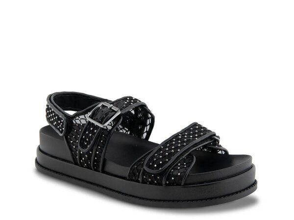 BCB ジェネレーション レディース シューズ サンダル BCBGeneration Bara Sandal Black Mesh Fabric ブラック