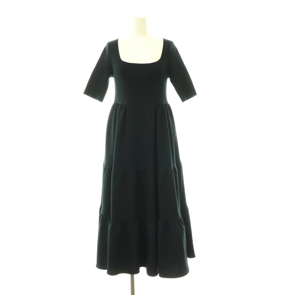 ADEAM アディアム ワンピース アディアム ADEAM Province Dress ワンピース ドレス 切替 リブニット