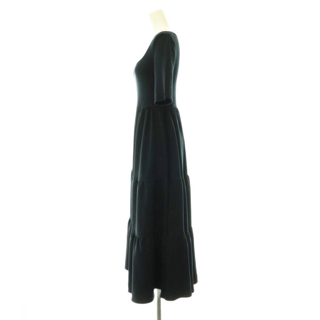 アディアム ADEAM Province Dress ワンピース ドレス 切替 リブニット