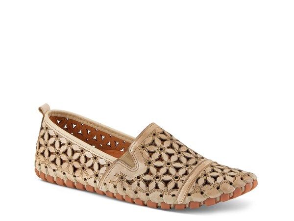 スプリングステップ レディース シューズ スリッポン・ローファー Spring Step Flowerflow Loafer Beige ベージュ