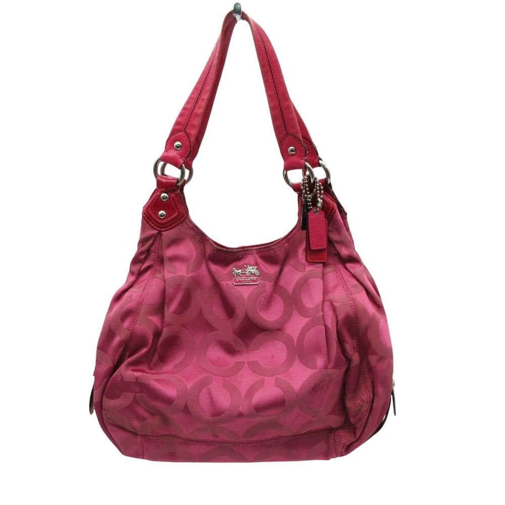 COACH コーチ トートバッグ Y2K シグネチャー キャンバス チャーム