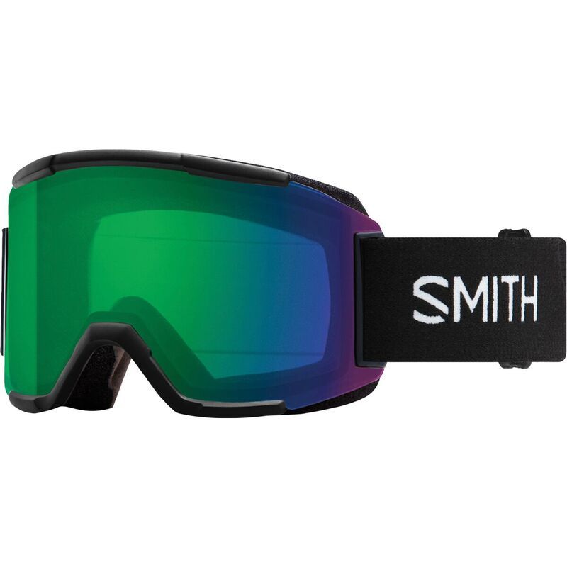 スミス メンズ アクセサリー サングラス・アイウェア Smith Squad S Goggles BlackChromaPop Everyday Green MirrorExtra LensClear