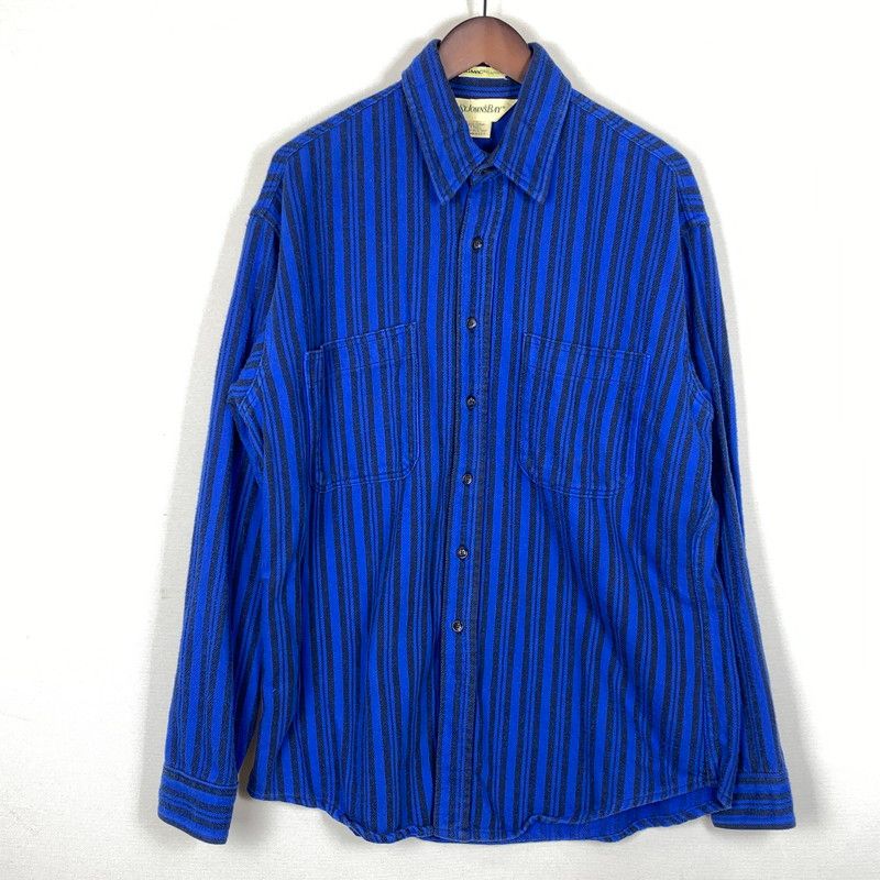 【中古品】 ST.JOHN'S BAY セント ジョンズ ペイ × BIG MAC ビッグ マック 80's VINTAGE FLANNELSHIRT 80年代 ヴィンテージ フランネルシャツ 長袖 トップス 【145-260624-sa-24-tei】