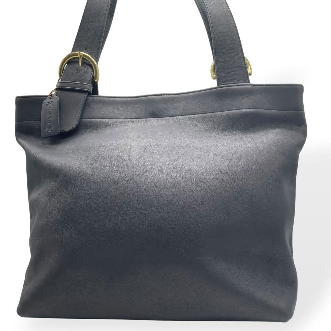 美品　希少カラー　COACH オールドコーチ　トートバッグ　ネイビー　USA製