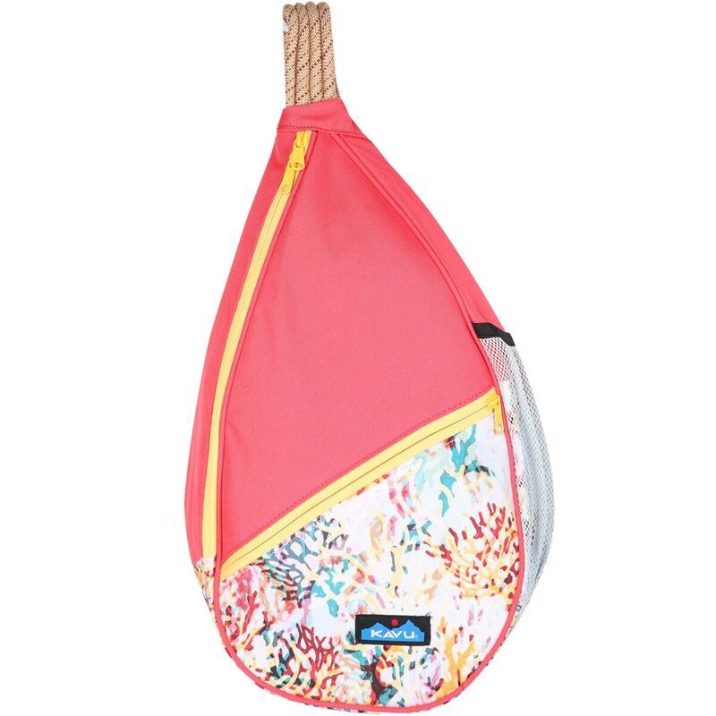 カブー レディース バッグ ハンドバッグ KAVU Paxton Sling Pack Womens Floral Coral コーラル