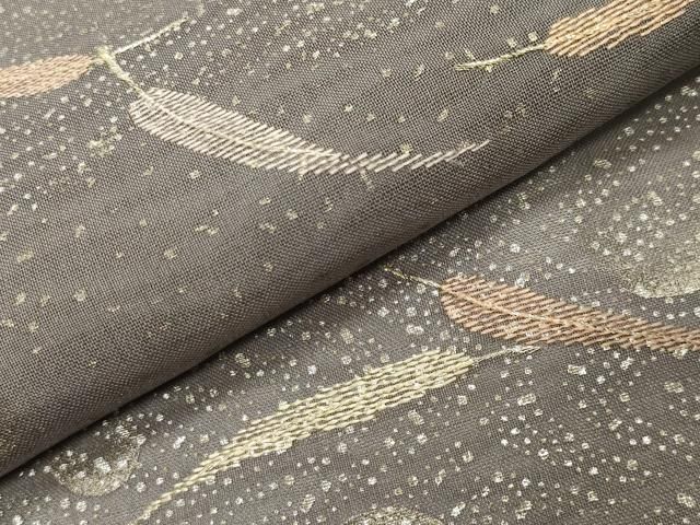 平和屋着物*夏物 訪問着 紗 舞葉文 暈し染め 金銀彩 正絹 逸品 CABG4273gh 平和屋着物*夏物 訪問着 紗 舞葉文 暈し染め 金銀彩 正絹 逸品 CABG4273gh