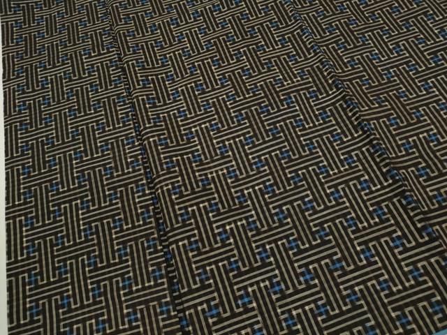 平和屋着物●本場大島紬　龍郷絣　秋名バラ　アンサンブル　正絹　逸品　CABG2132ze