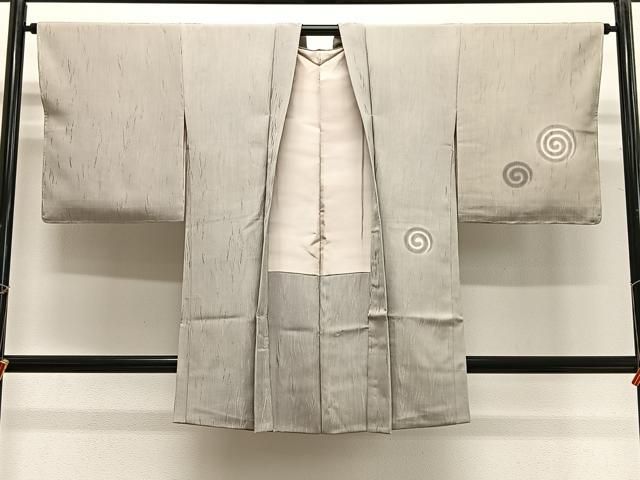 平和屋着物∞長羽織　渦巻き　暈し染め　正絹　逸品　未使用　CABG3890ua