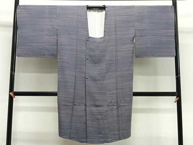 平和屋着物∞道行コート　霞文　ロング丈　正絹　逸品　未使用　CABG3925ua