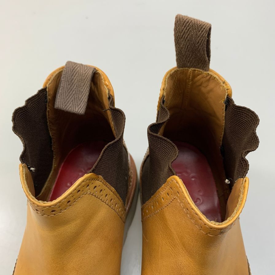 グレンソン チェルシーブーツ サイドゴア ベージュ系 メンズ サイズ5 GRENSON ブーツ 約24.0cm【LA】【中古】 グレンソン チェルシーブーツ サイドゴア ベージュ系 メンズ サイズ5