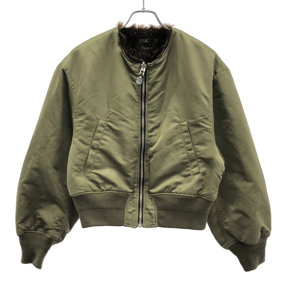 MACPHEE マカフィー NYLON TWILL リバーシブルノーカラーブルゾン 12 