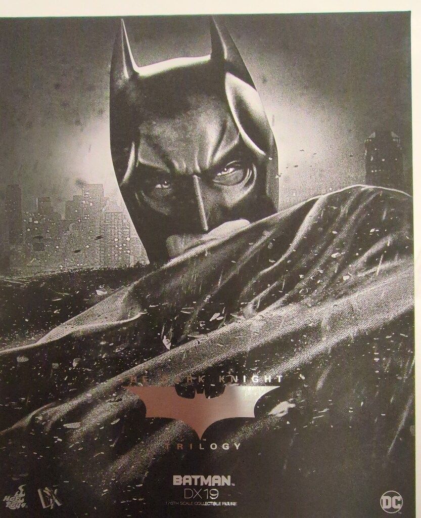 HOTTOYS MOVIE MASTERPIECE DX BATMAN (DX19) DX19　THE DARK KNIGHT TRILOGY