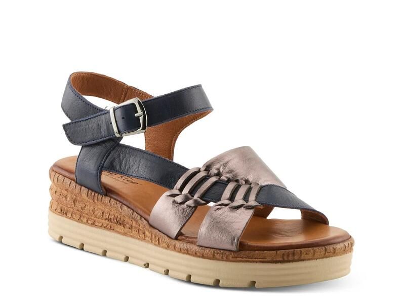 スプリングステップ レディース シューズ サンダル Spring StepKirra Wedge Sandal Navy ネイビー