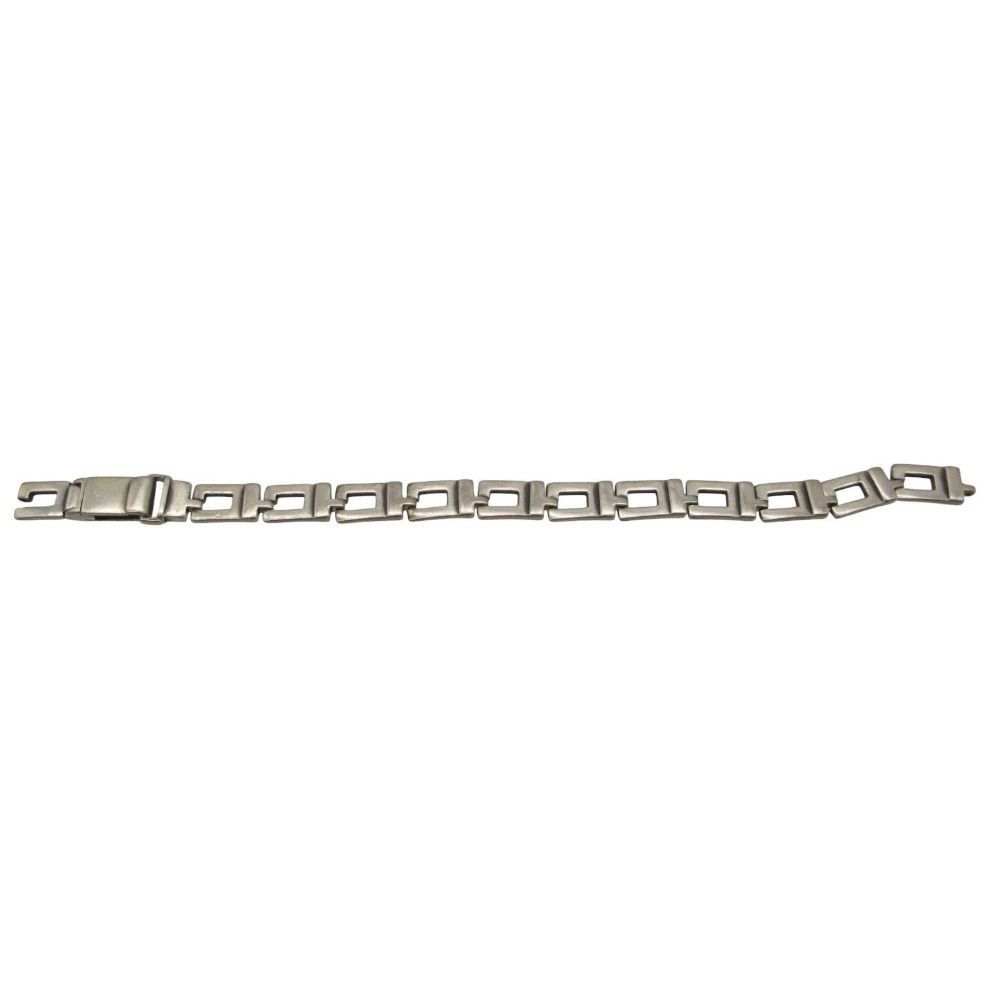 GUCCI グッチ ブレスレット Gモチーフ チェーン ブレスレット スターリングシルバー925 39.7g バー取れ シルバー メンズ レディース 【中古】