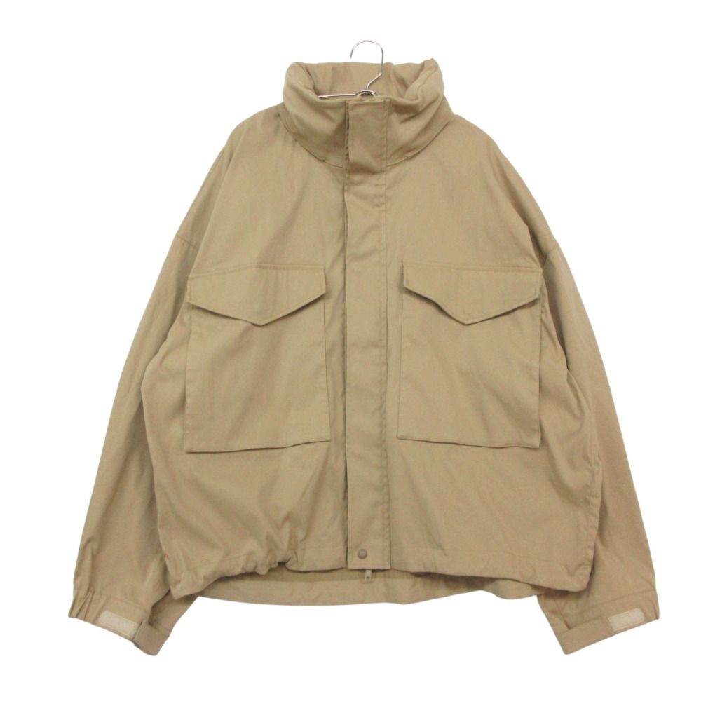 美品 HYKE ハイク ビオトープ別注 マウンテンパーカー WEP JACKET ハイネック ジャケット アウター ベージュ XL メンズ 【中古】