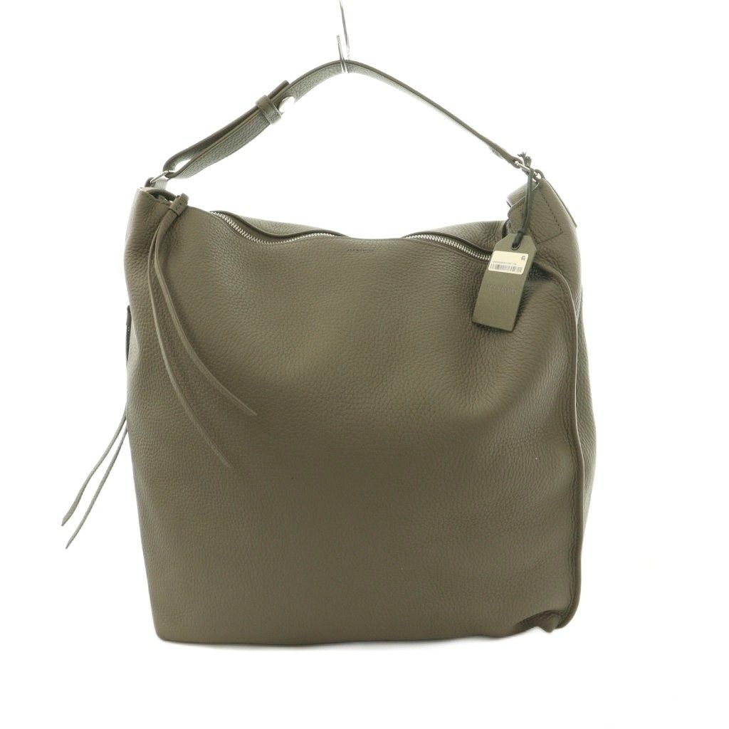 オールセインツ ALLSAINTS 2WAY リュックサック デイパック ハンドバッグ レザー グレー /MI ■OS