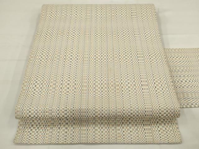平和屋着物●本場筑前博多織　八寸名古屋帯　淡彩ロマン　正絹　逸品　AABJ6964pf