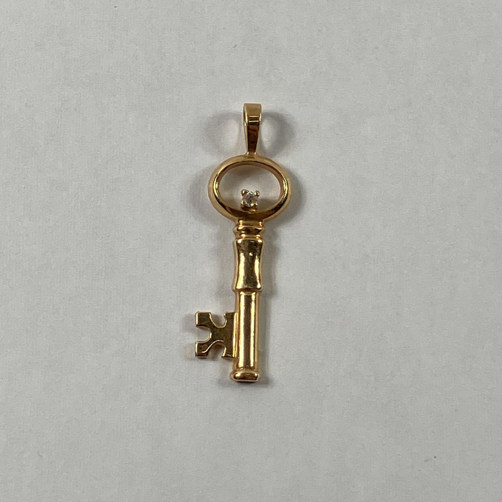 送料無料】☆ K18刻印 18金 ダイヤモンド イエローゴールド ネックレス 