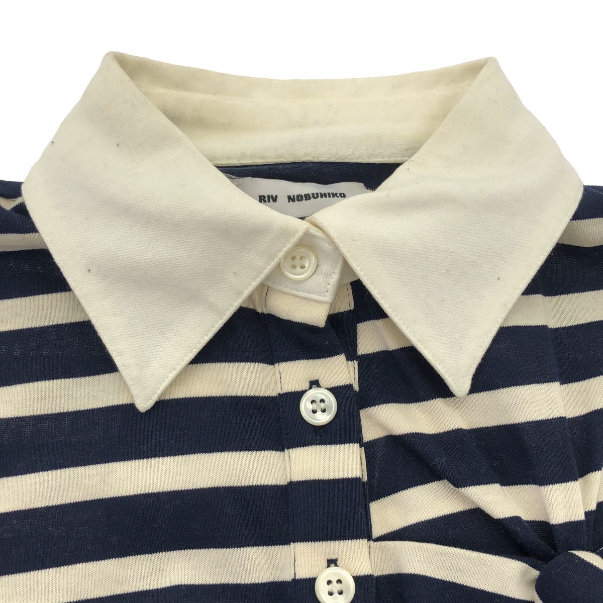 RIV NOBUHIKO リブ ノブヒコ 25AW ボーダーデザイントップス 