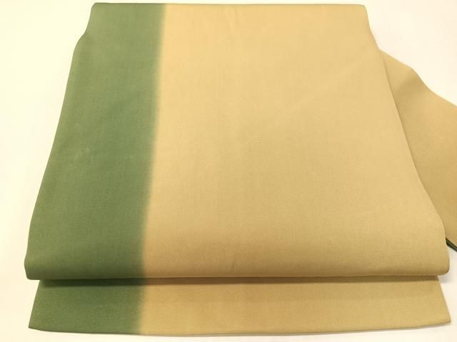 平和屋着物●塩瀬　全通柄　九寸名古屋帯　間道　正絹　逸品　CABI4173vp
