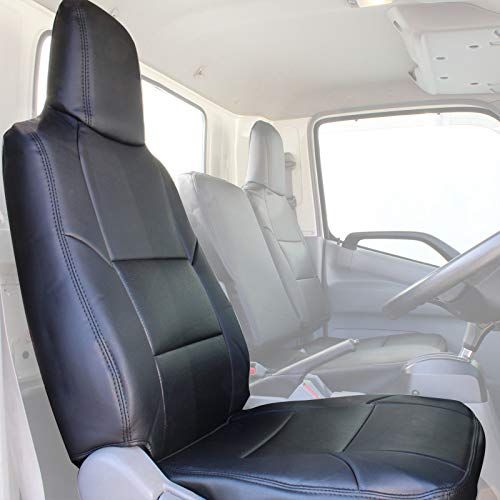 フォワードジャストン NRR NQR (H06/07?) 運転席シートカバー ヘッドレスト一体型 防水 難燃性 いすず互換品as
