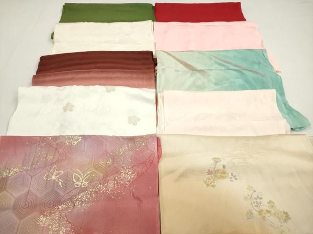 平和屋着物★和装小物　帯揚げ10枚セット　正絹　逸品　DABG6506xg 10,010円