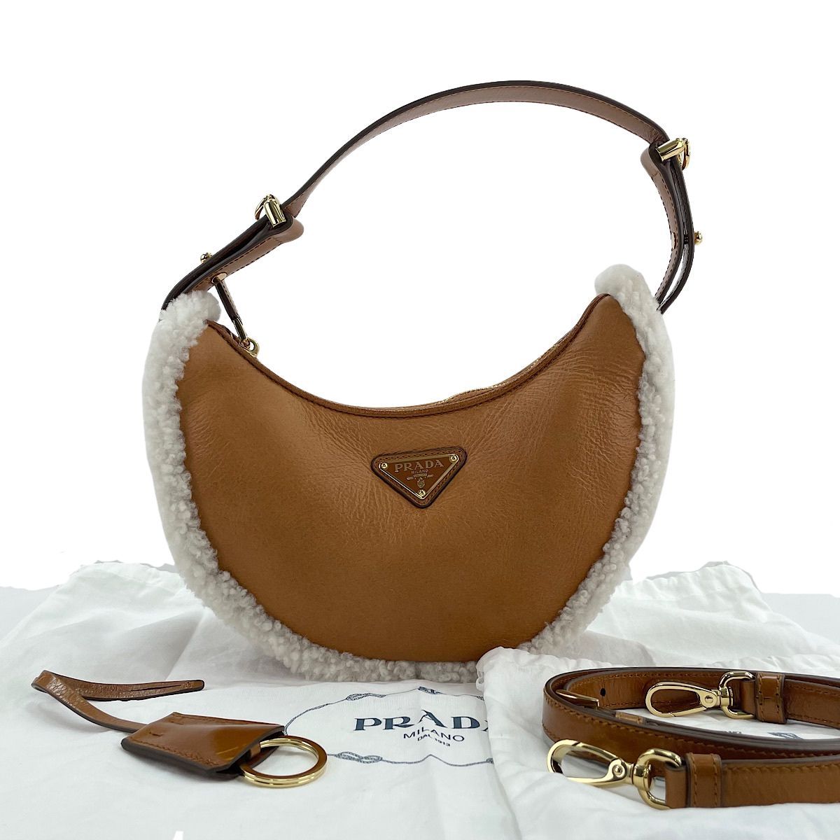 PRADA プラダ ショルダーバッグ アーケ スモール 【中古】