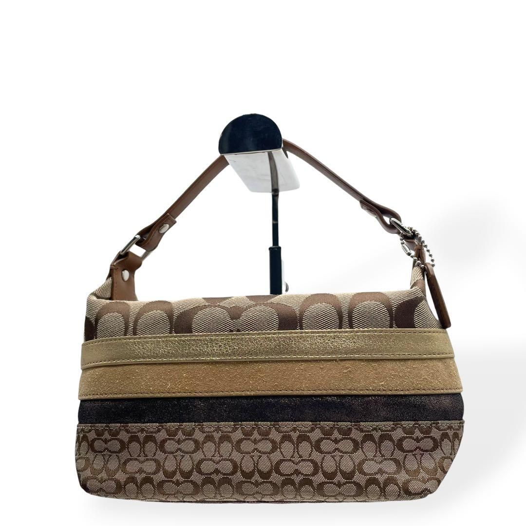 極美品 COACH コーチ ハンドバッグ アクセサリーポーチ パッチワーク