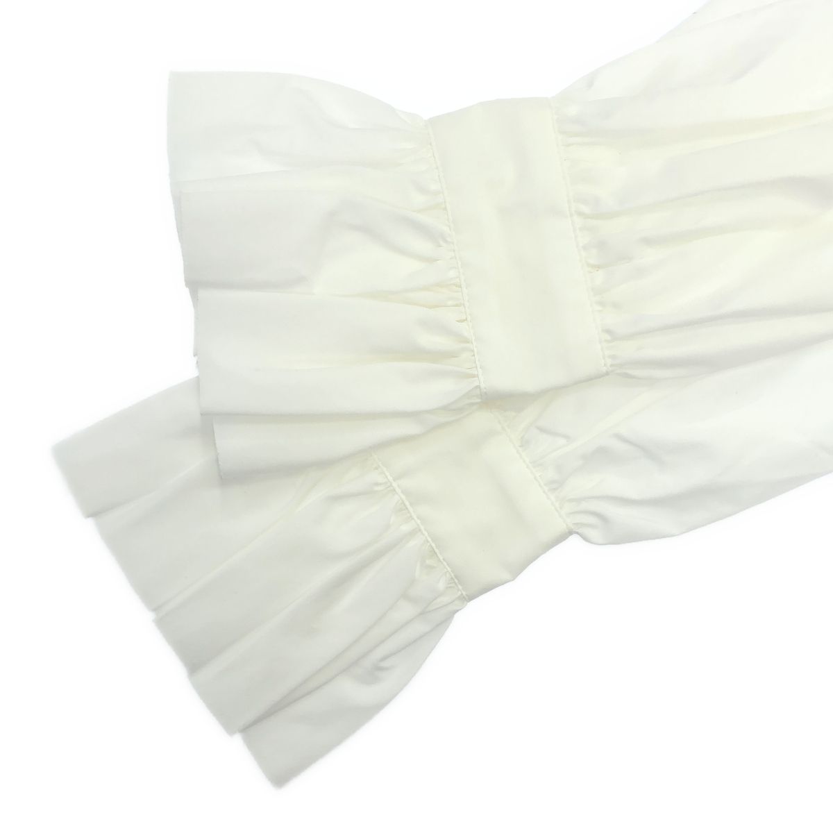 St.cecilia セントセシリア LETTUCE BLOUSE フリルギャザーブラウス