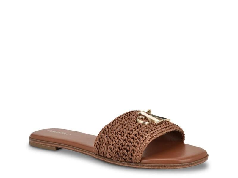 カルバンクライン レディース シューズ サンダル Calvin KleinKamine Sandal Dark Natural Beige ベージュ