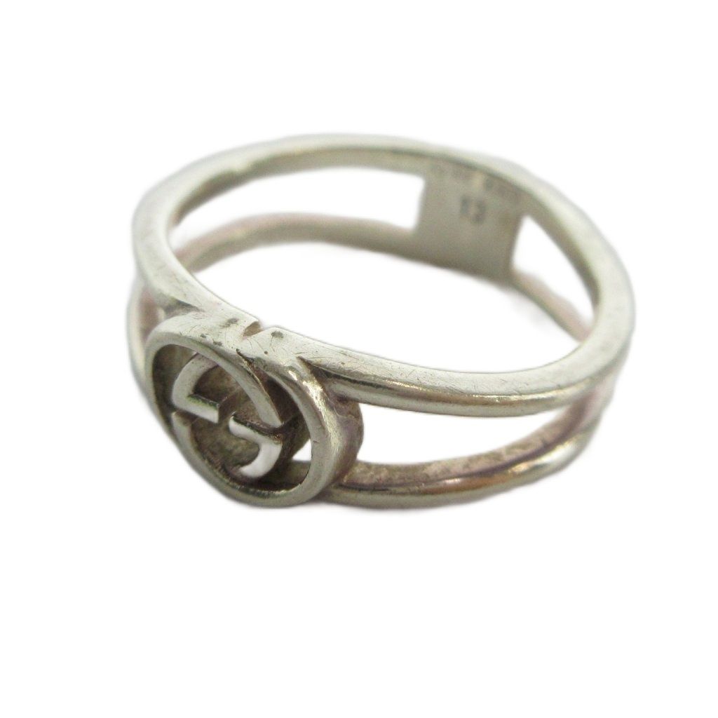 グッチ GUCCI 指輪 リング アクセサリー ロゴ Silver925 13 シルバー色 ■GY18 /MQ ■OH