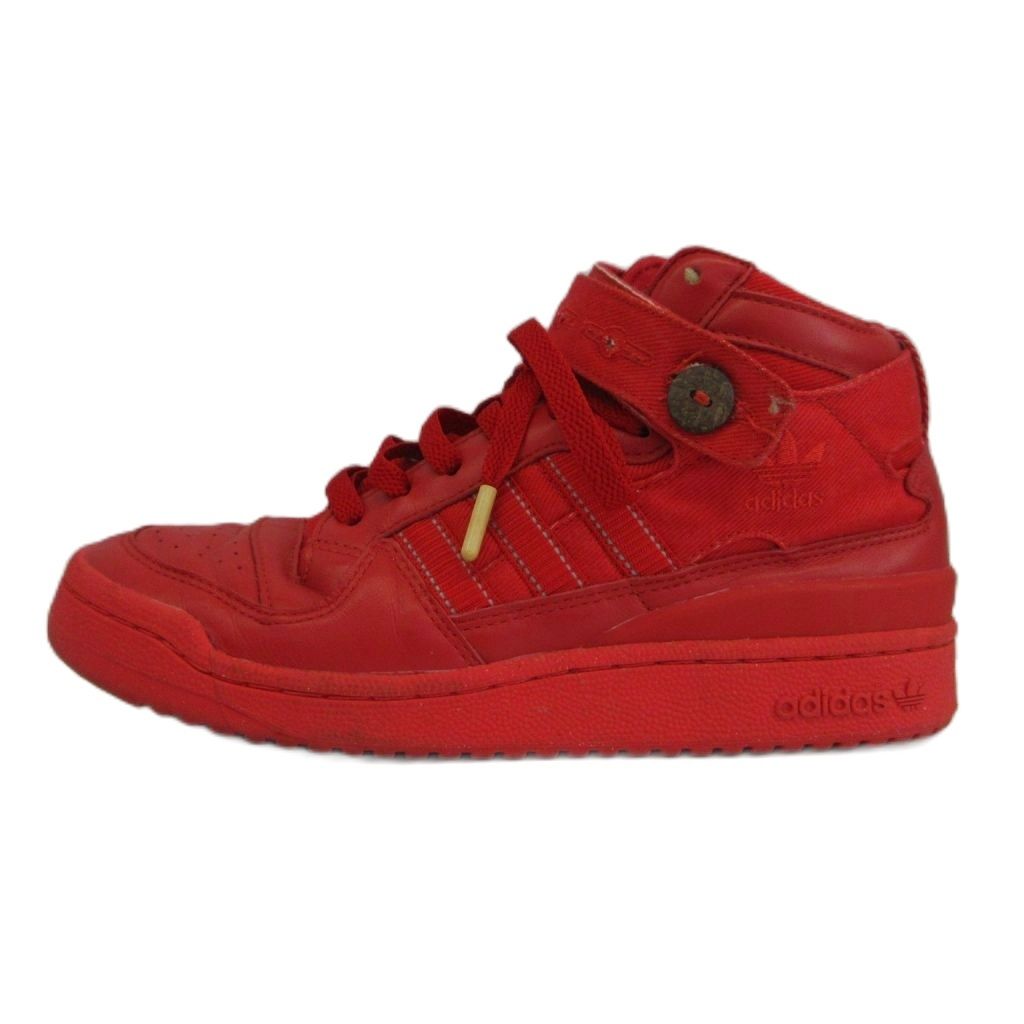 アディダス adidas フォーラム ミッド FORUM MID スニーカー レザー ハイカット US7.5 25.5cm 赤 レッド G16200 /XZ ■GY50