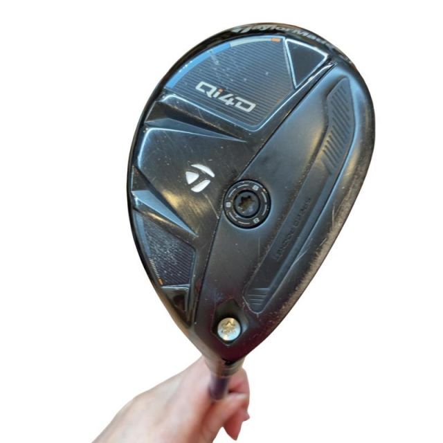 【中古】 テーラーメイド Qi4D U4 ユーティリティ UT 純正特注シャフト (フレックスS) メンズ 男性用 右利き 右用 Cランク ゴルフクラブ