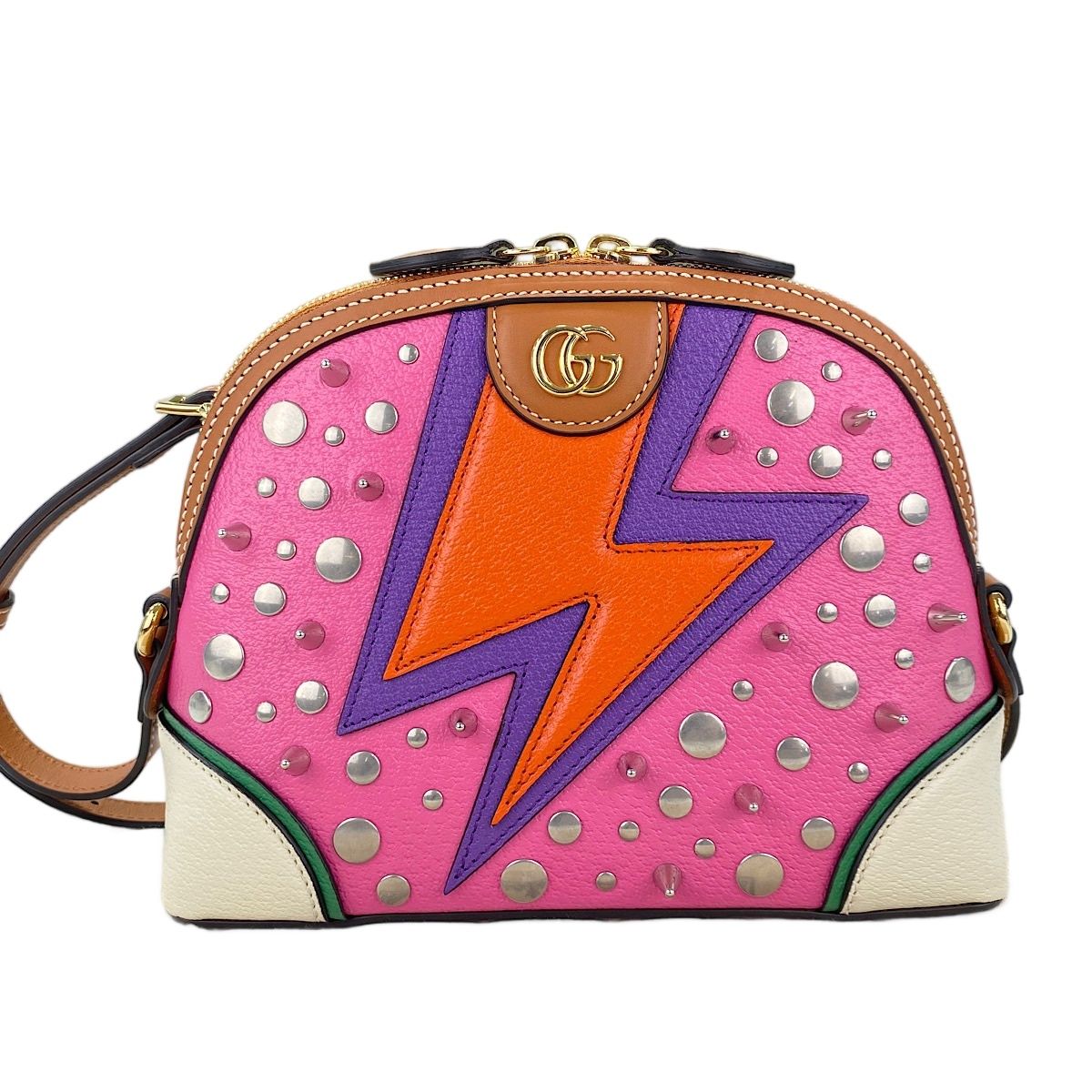 GUCCI グッチ ショルダーバッグ エクレア・ダムール スタッズ【中古】