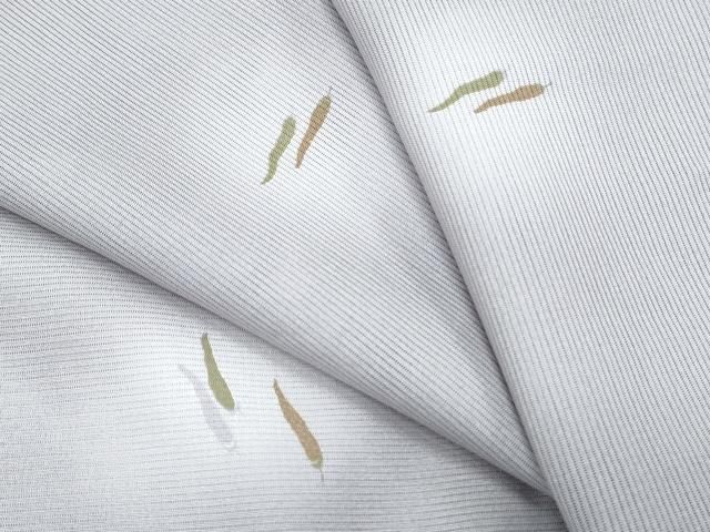 平和屋着物＊夏物　小紋　絽　蛍暈し　成り物　正絹　逸品　CABJ0991th
