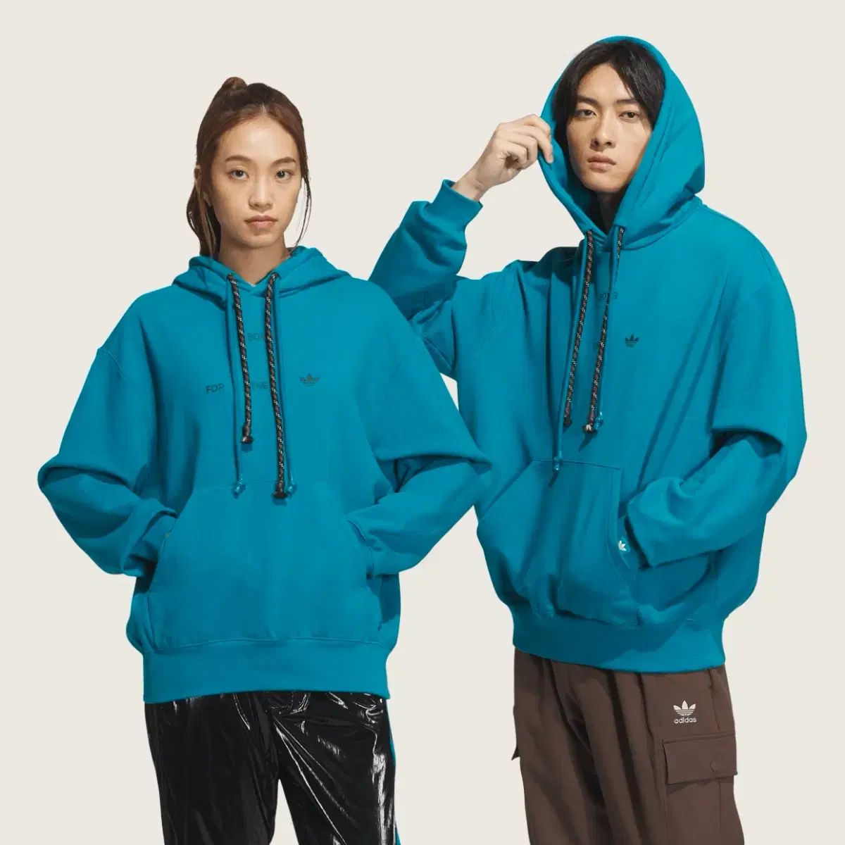 (公式ホームページ正規品 L) adidas X Song for the Mute Active Teal フーディー Tシャツ
