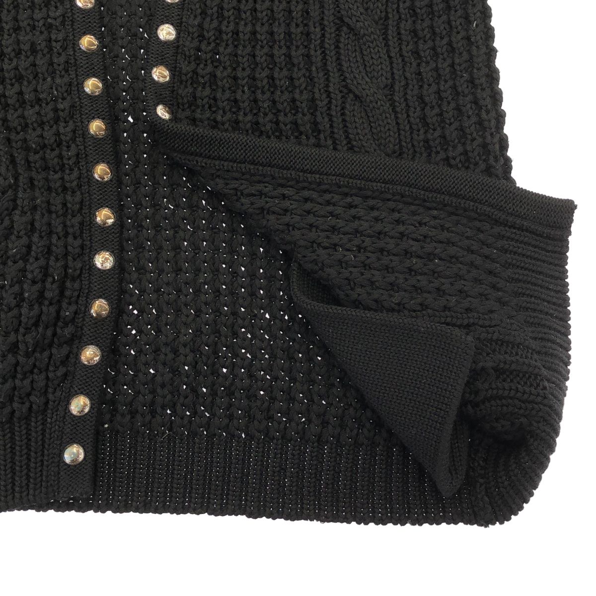 サンローランパリ　カーディガン　スタッズ　SAINT LAURENT PARIS SAINT LAURENT PARIS サンローラン パリ 14AW スタッズデザイン