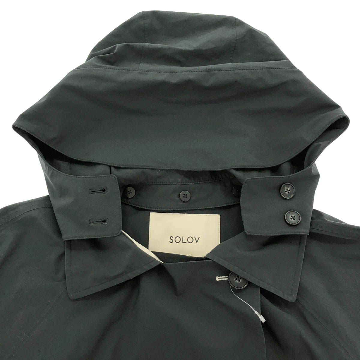 SOLOV ソロヴ 23AW WATERPROOF TRENCH COAT ウォータープルーフ 