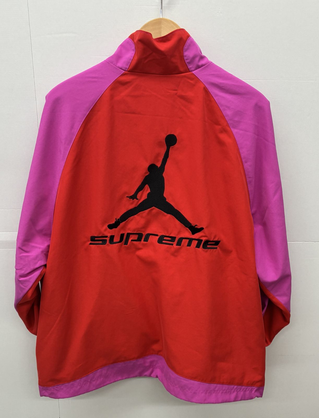 未使用 Supreme Jordan Track Jacket Pink Mサイズ シュプリーム ジョーダン トラック ジャケット 【S0508-001】〇 214